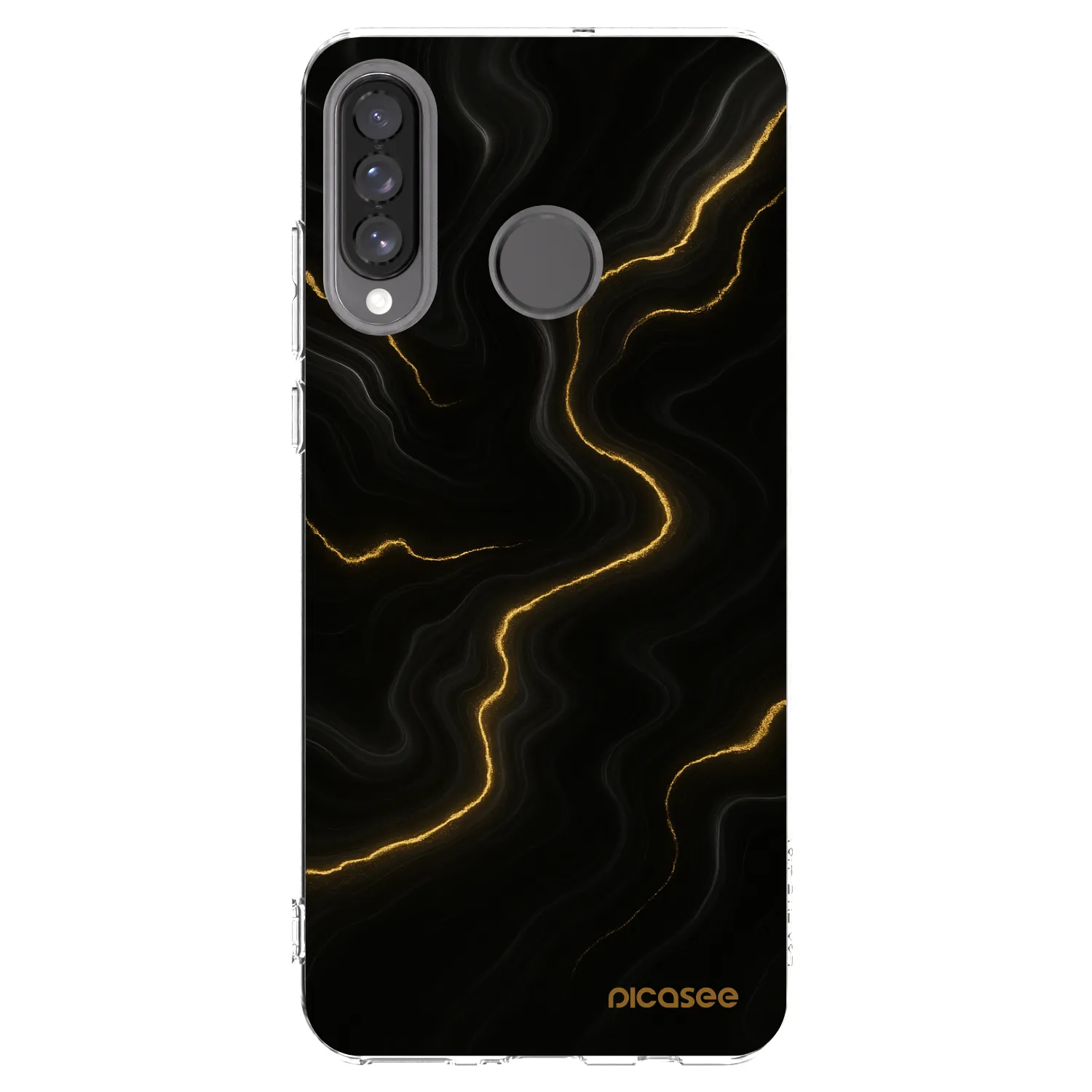 Picasee διαφανής θήκη σιλικόνης Huawei P30 Lite - Thunder