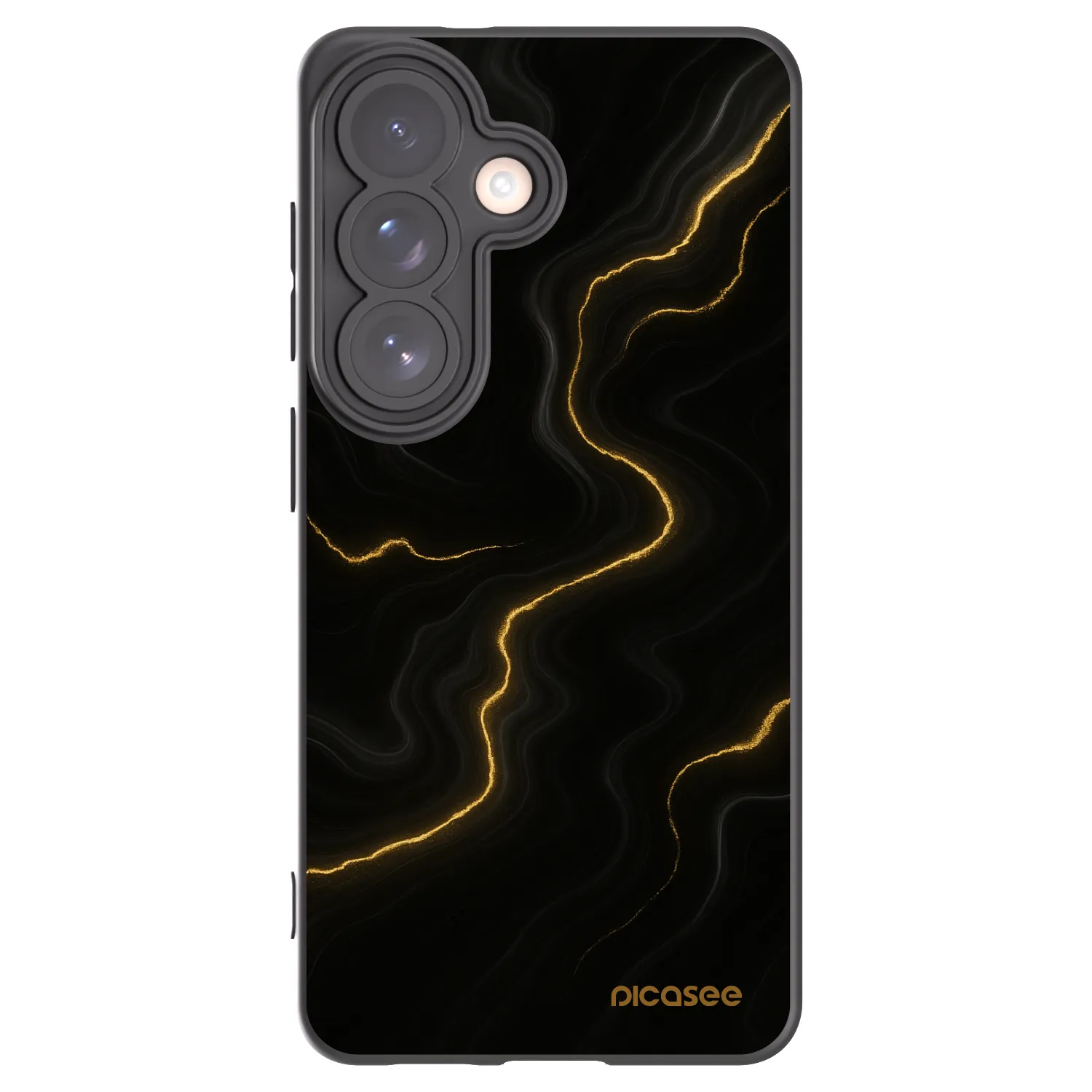 Picasee Μαύρη θήκη σιλικόνης για Samsung Galaxy S26 - Thunder