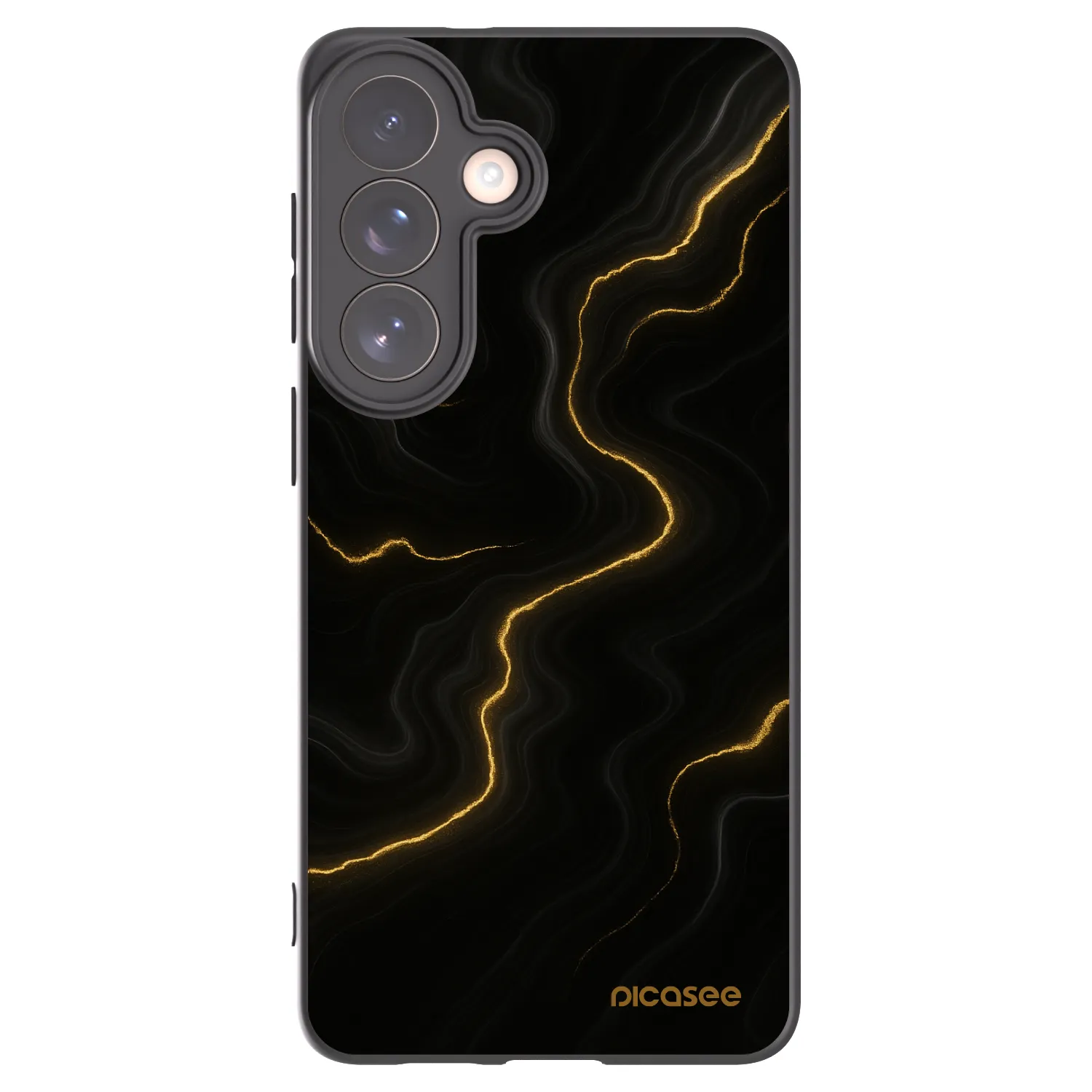 Picasee Μαύρη θήκη σιλικόνης για Samsung Galaxy S26+ - Thunder