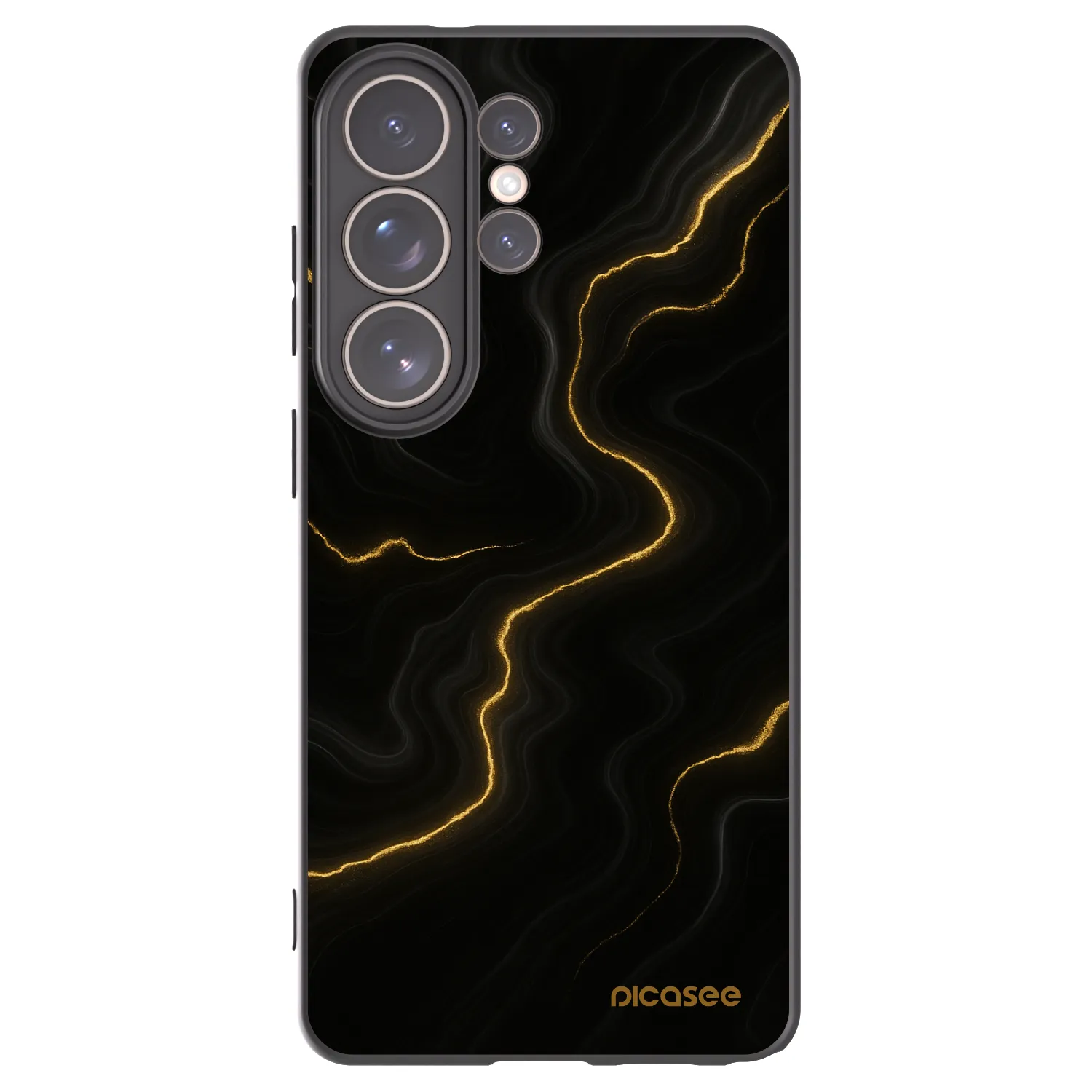 Picasee Μαύρη θήκη σιλικόνης για Samsung Galaxy S26 Ultra - Thunder