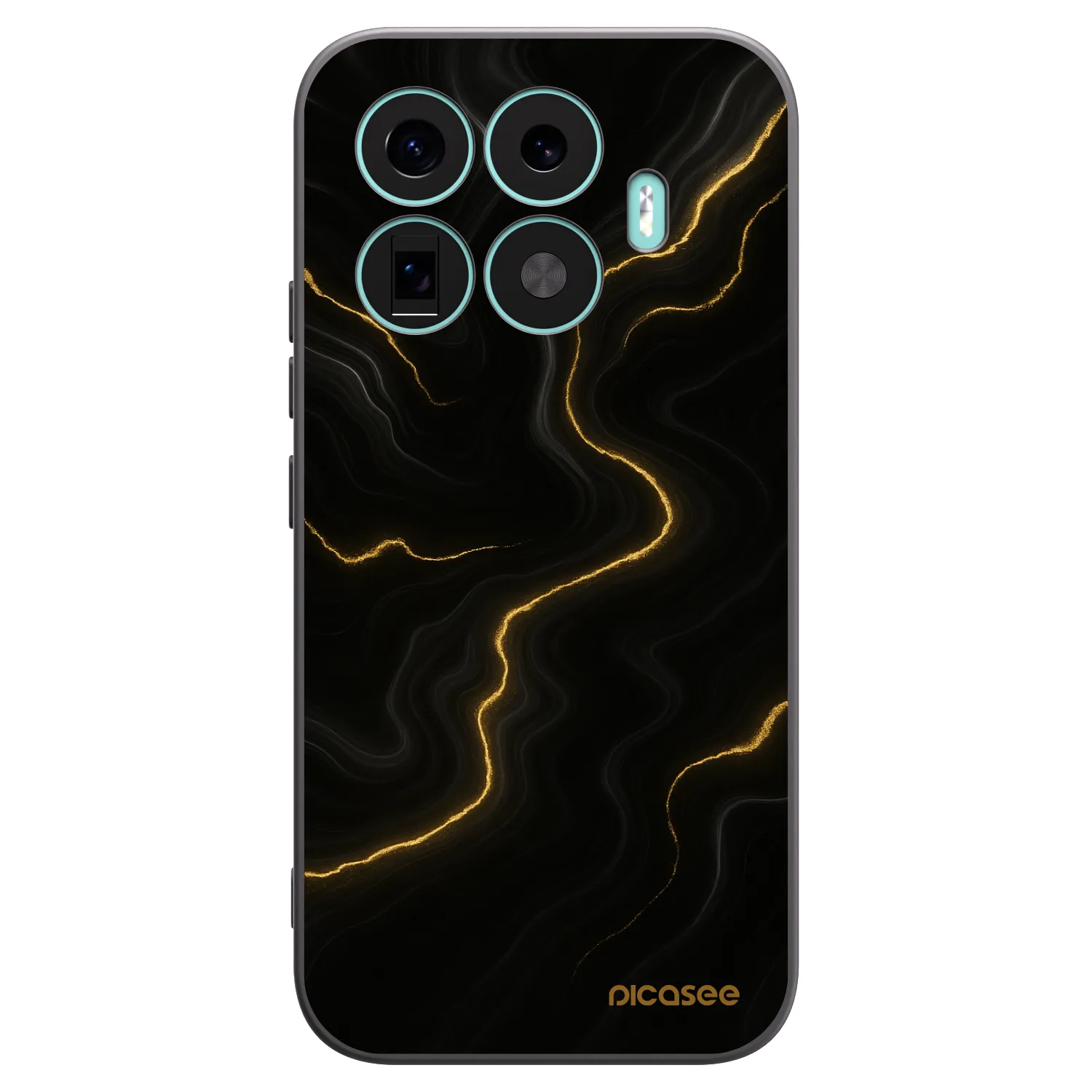 Picasee Μαύρη θήκη σιλικόνης για Xiaomi 17T - Thunder