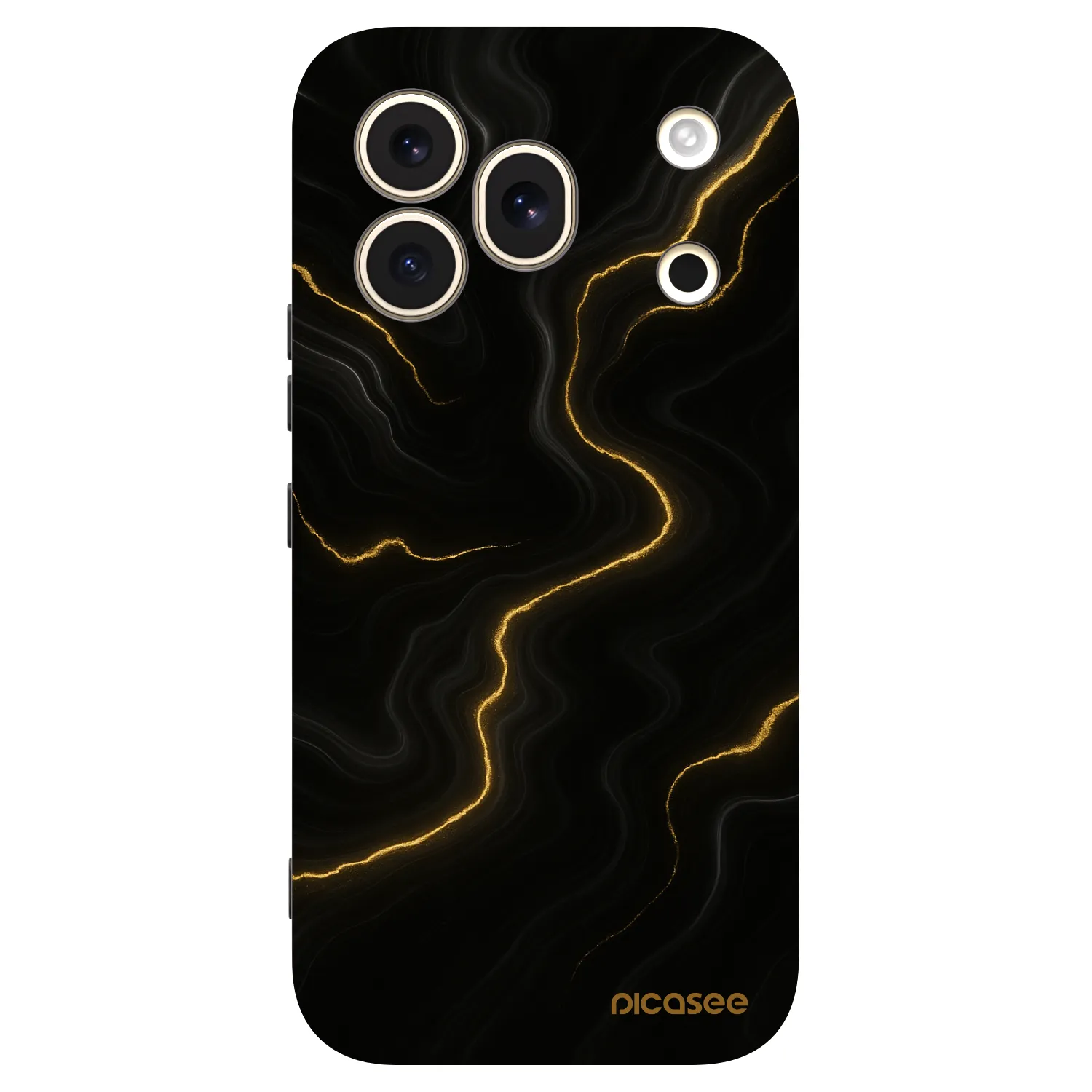 Picasee Μαύρη θήκη σιλικόνης για Honor 600 Pro - Thunder