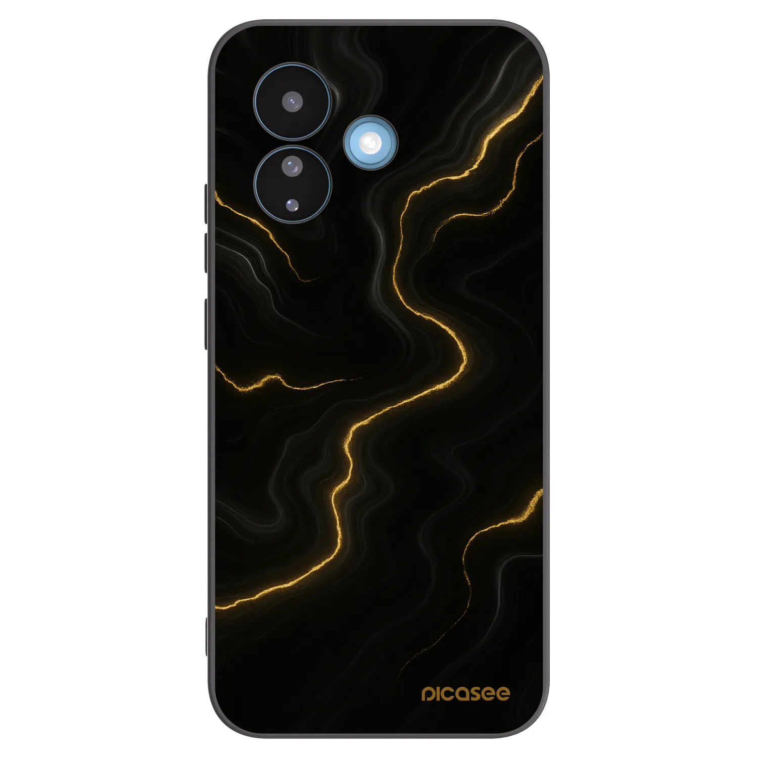 Picasee Μαύρη θήκη σιλικόνης για Xiaomi Redmi Note 17 Pro 5G - Thunder