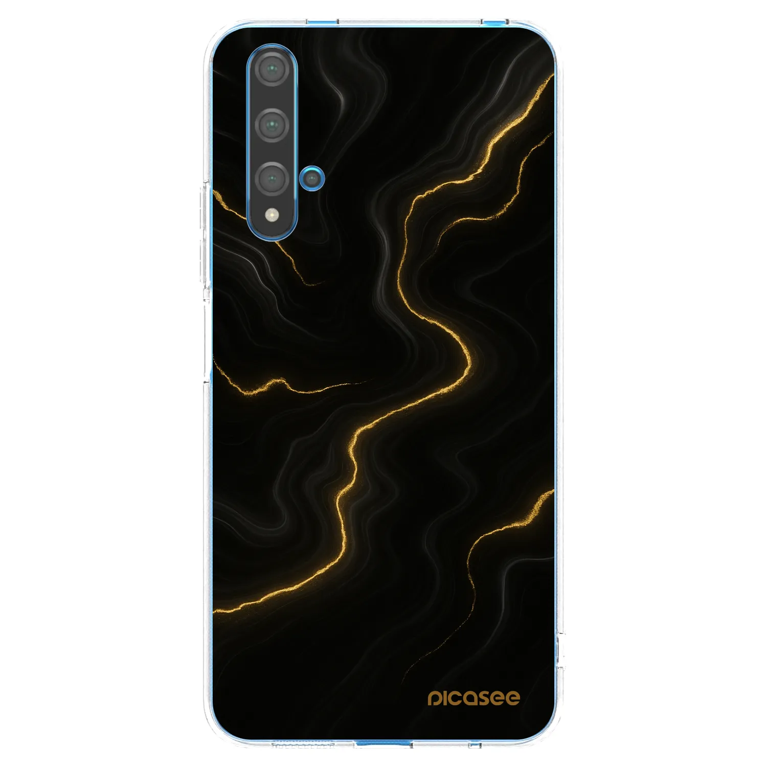 Picasee διαφανής θήκη σιλικόνης Huawei Nova 5T - Thunder