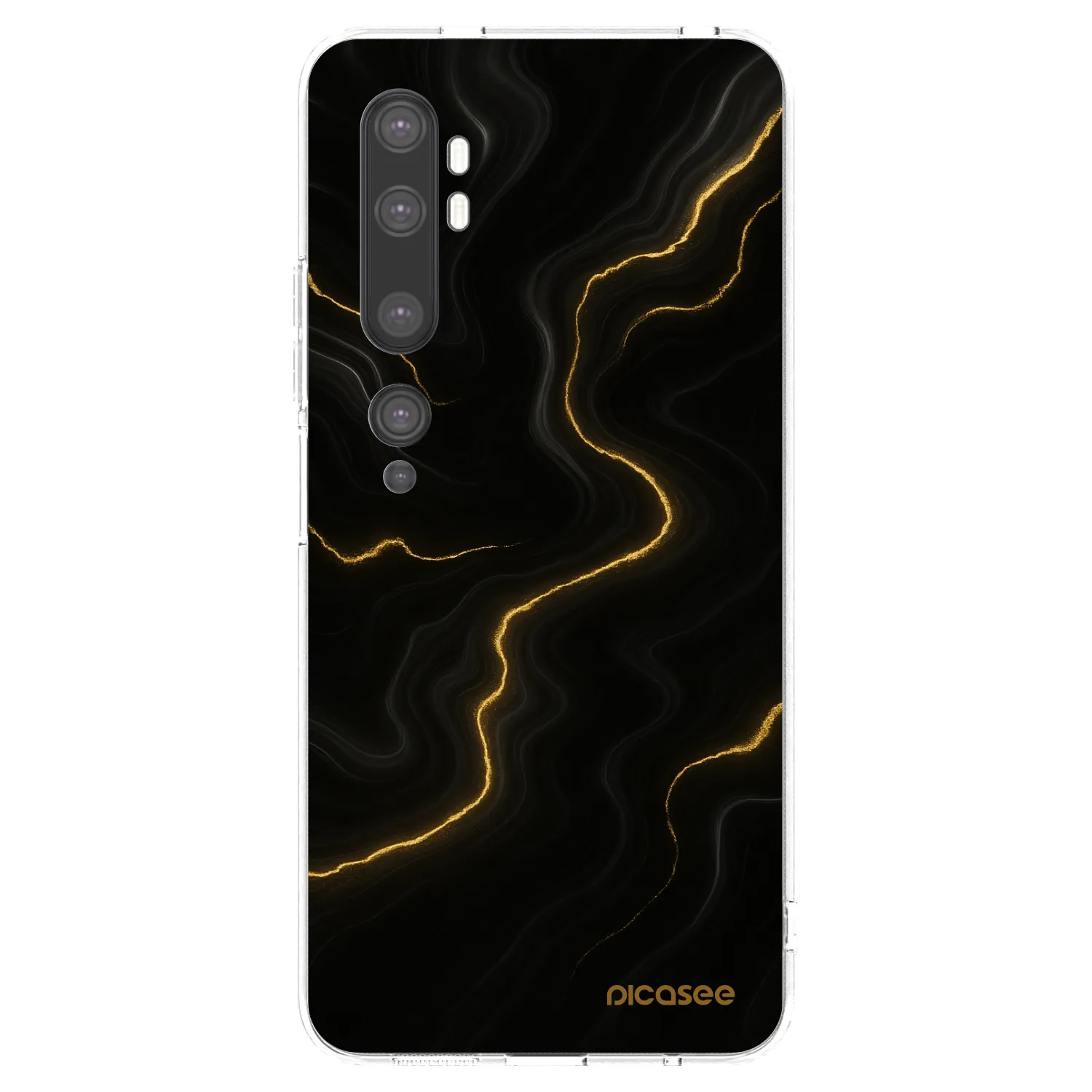 Picasee διαφανής θήκη σιλικόνης Xiaomi Mi Note 10 (Pro) - Thunder