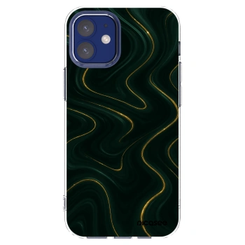 Picasee διαφανής θήκη σιλικόνης Apple iPhone 12 mini - Vawes