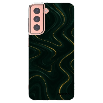 Picasee διαφανής θήκη σιλικόνης Samsung Galaxy S21 5G G991B - Vawes