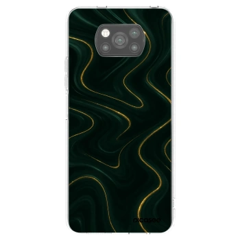 Picasee Μαύρη θήκη σιλικόνης για Xiaomi Poco X3 Pro - Vawes