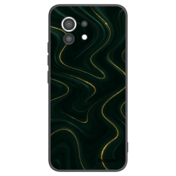 Picasee Μαύρη θήκη σιλικόνης για Xiaomi Mi 11 - Vawes