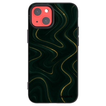 Picasee Μαύρη θήκη σιλικόνης για Apple iPhone 13 mini - Vawes