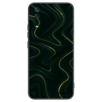 Picasee Μαύρη θήκη σιλικόνης για Vivo Y11s - Vawes