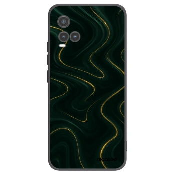 Picasee Μαύρη θήκη σιλικόνης για Vivo Y33s - Vawes