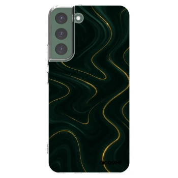 Picasee διαφανής θήκη σιλικόνης Samsung Galaxy S22+ 5G - Vawes