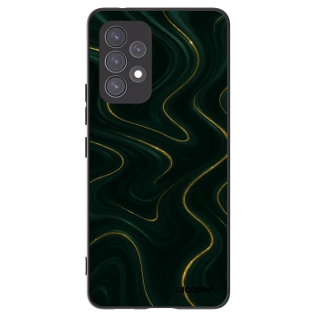Picasee Μαύρη θήκη σιλικόνης για Samsung Galaxy A53 5G A536 - Vawes