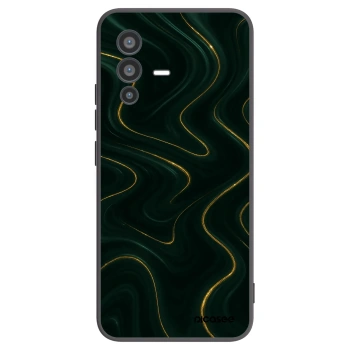 Picasee Μαύρη θήκη σιλικόνης για Vivo V23 5G - Vawes