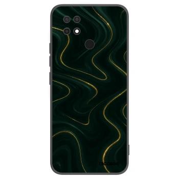 Picasee Μαύρη θήκη σιλικόνης για Xiaomi Redmi 10C - Vawes