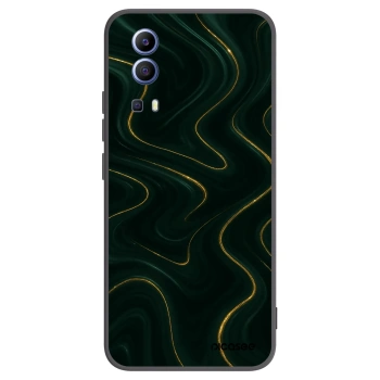 Picasee Μαύρη θήκη σιλικόνης για Vivo Y52 5G - Vawes