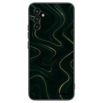 Picasee Μαύρη θήκη σιλικόνης για Samsung Galaxy M13 M135F - Vawes