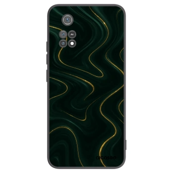 Picasee Μαύρη θήκη σιλικόνης για Xiaomi Poco M4 Pro - Vawes