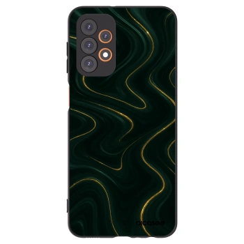 Picasee Μαύρη θήκη σιλικόνης για Samsung Galaxy A23 A236B 5G - Vawes