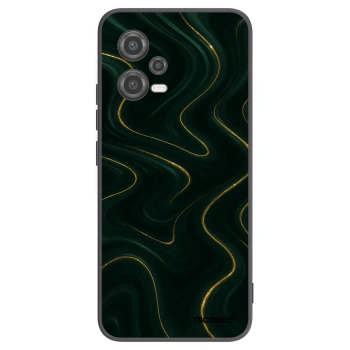 Picasee Μαύρη θήκη σιλικόνης για Xiaomi Poco X5 - Vawes