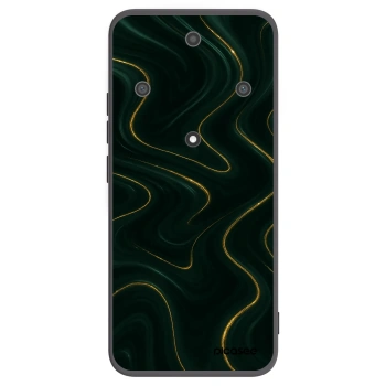 Picasee Μαύρη θήκη σιλικόνης για Honor Magic5 Lite 5G - Vawes