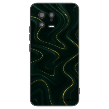 Picasee Μαύρη θήκη σιλικόνης για Xiaomi 13 - Vawes