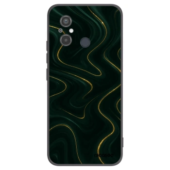 Picasee Μαύρη θήκη σιλικόνης για Xiaomi Redmi 12C - Vawes