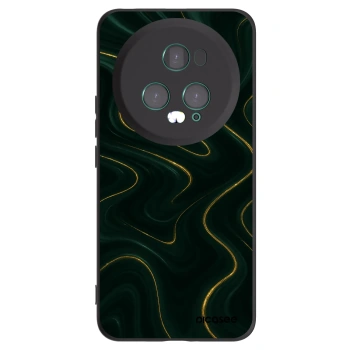 Picasee Μαύρη θήκη σιλικόνης για Honor Magic5 Pro - Vawes