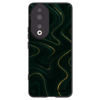 Picasee Μαύρη θήκη σιλικόνης για Honor 90 5G - Vawes