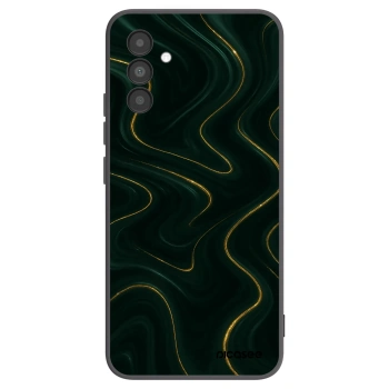 Picasee Μαύρη θήκη σιλικόνης για Samsung Galaxy A04s A047F - Vawes