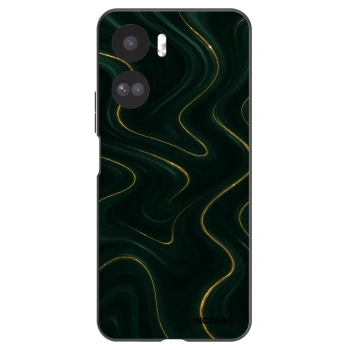 Picasee Μαύρη θήκη σιλικόνης για Honor 90 Lite 5G - Vawes