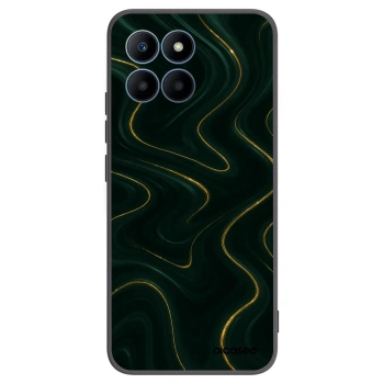 Picasee Μαύρη θήκη σιλικόνης για Honor 70 Lite - Vawes