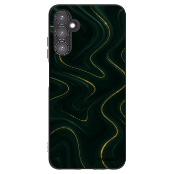 Picasee Μαύρη θήκη σιλικόνης για Samsung Galaxy A05s A057G - Vawes