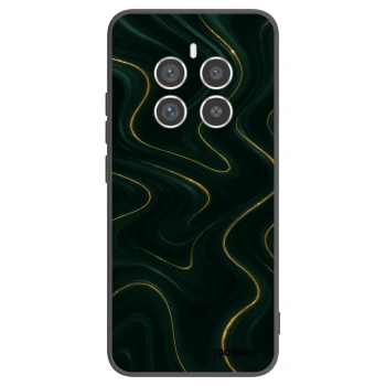 Picasee Μαύρη θήκη σιλικόνης για Realme 12 Pro 5G - Vawes