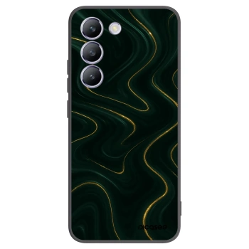 Picasee Μαύρη θήκη σιλικόνης για Vivo V40 SE 5G - Vawes