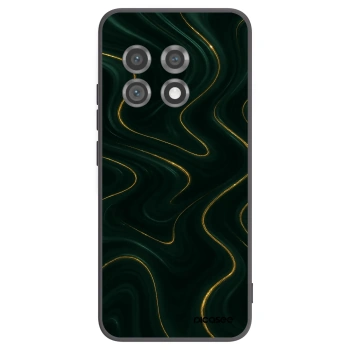 Picasee Μαύρη θήκη σιλικόνης για OnePlus 11 5G - Vawes