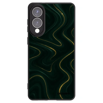 Picasee Μαύρη θήκη σιλικόνης για Samsung Galaxy S25 Edge 5G - Vawes