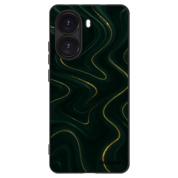 Picasee Μαύρη θήκη σιλικόνης για Xiaomi Poco X7 Pro 5G - Vawes