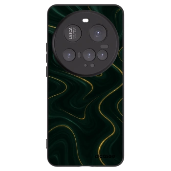 Picasee Μαύρη θήκη σιλικόνης για Xiaomi 15 Ultra - Vawes