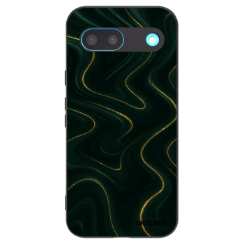 Picasee Μαύρη θήκη σιλικόνης για Google Pixel 8 - Vawes