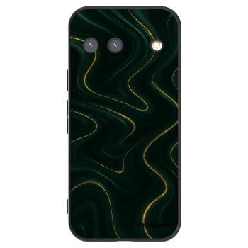 Picasee Μαύρη θήκη σιλικόνης για Google Pixel 9 - Vawes