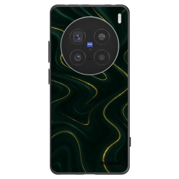 Picasee Μαύρη θήκη σιλικόνης για Vivo X200 Pro - Vawes