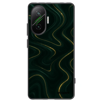 Picasee Μαύρη θήκη σιλικόνης για Xiaomi Poco F7 5G - Vawes