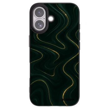 Picasee Μαύρη θήκη σιλικόνης για Apple iPhone 17 - Vawes