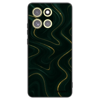Picasee Μαύρη θήκη σιλικόνης για Motorola Moto G86 5G - Vawes