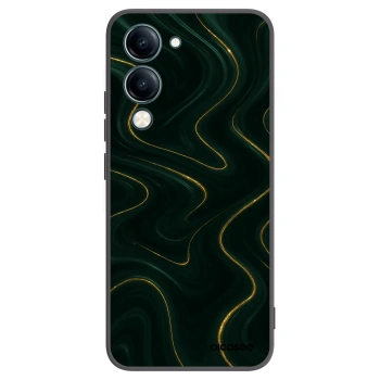 Picasee Μαύρη θήκη σιλικόνης για Vivo Y29s 5G - Vawes