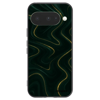 Picasee Μαύρη θήκη σιλικόνης για Google Pixel 10 - Vawes