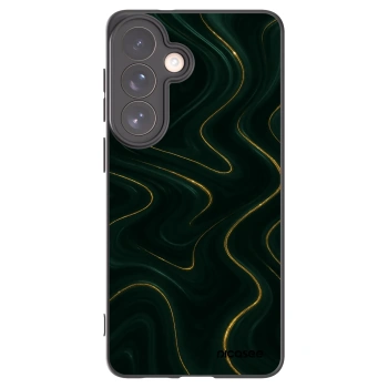 Picasee Μαύρη θήκη σιλικόνης για Samsung Galaxy S26+ - Vawes
