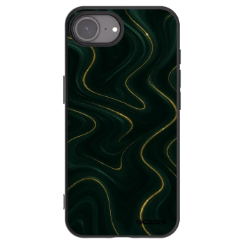 Picasee Μαύρη θήκη σιλικόνης για Apple iPhone 17e - Vawes
